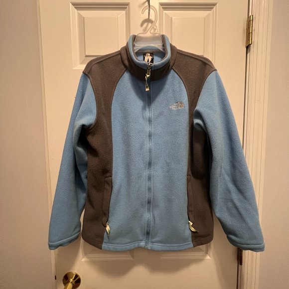 The North Face Other - The North Face Girls XL Blue/Gray fleece sweater
